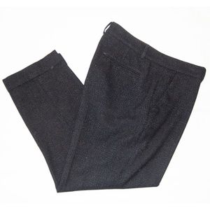 Club Monaco slim cuffed nubby tweed pants